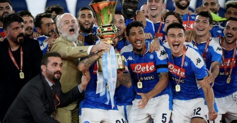 ‘There’s a God of football,’ says Gattuso as Napoli win sixth Italian Cup