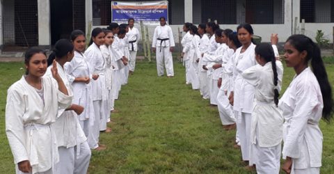 640 schoolgirls receive self-defensive training in Rajshahi region