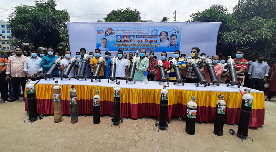 Kamrul Ahsan starts free oxygen service activities
