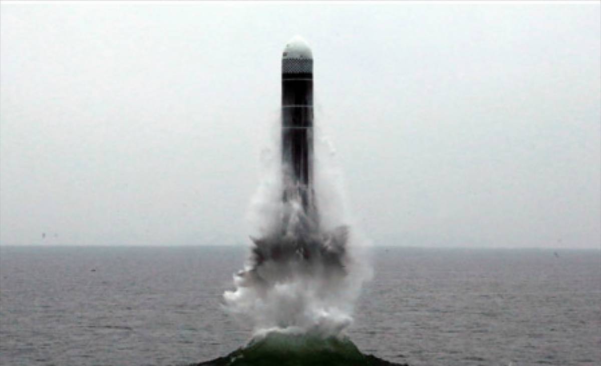 South Korea fires first submarine-launched ballistic missile