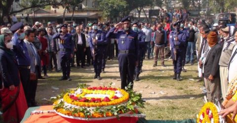 BSS Satkhira correspondent Arun cremated with state honor