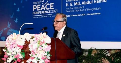 President for joint-efforts to promote global peace at all costs