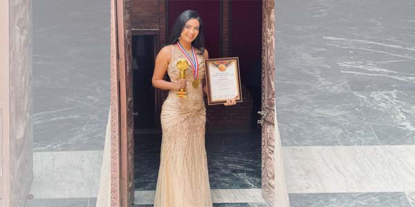 Priota Iftekhar wins International award