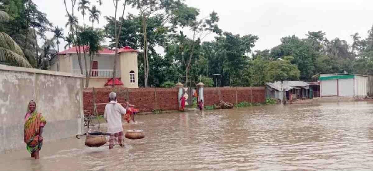 Flood-hit people in Sunamganj cry for relief