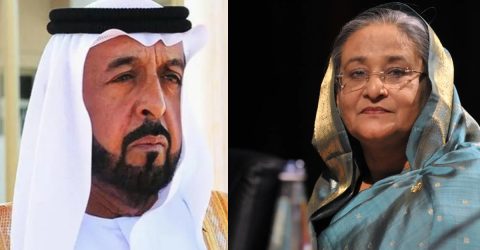 PM expresses shock at the demise of UAE president
