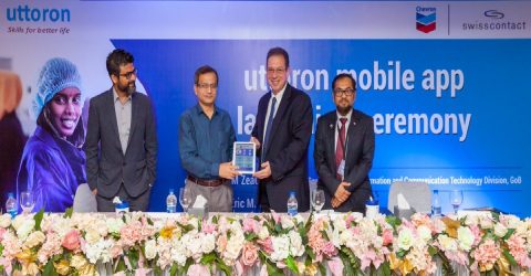 Chevron’s Uttoron project launches android-based Bangla app to develop soft skills for job market