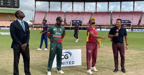 Bangladesh opts to bowl first in 2nd ODI against West Indies