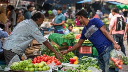 General point to point inflation slightly eases to 7.48% in July
