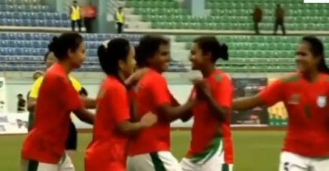Bangladesh thrash Pakistan 6-0 as Sabina slams hat-trick