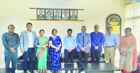 Naval Adviser of Indian HC Visit DU, Oceanography Department
