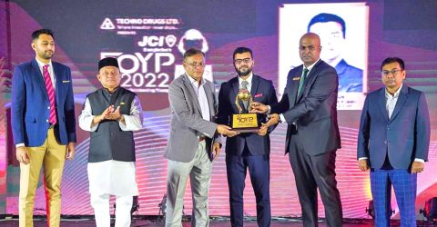 M Asif Rahman receives JCI TOYP 2022 Award