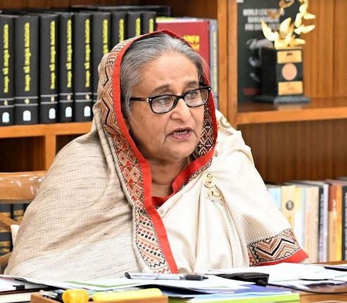 Assess Bangladesh’s massive development by AL: PM urges countrymen