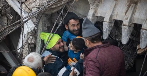 Children rescued as Turkey-Syria quake toll nears 24,000