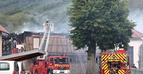 Eleven missing after eastern France fire